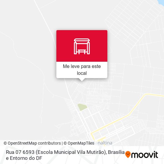 Rua 07 6593 (Escola Municipal Vila Mutirão) mapa