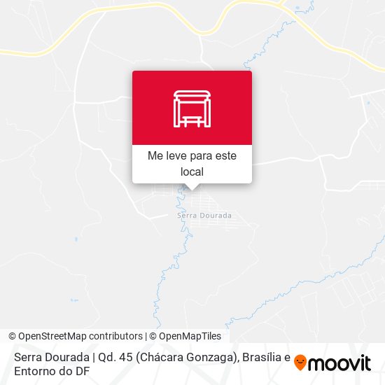 Serra Dourada | Qd. 45 (Chácara Gonzaga) mapa