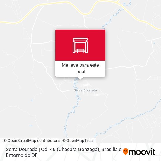 Serra Dourada | Qd. 46 (Chácara Gonzaga) mapa