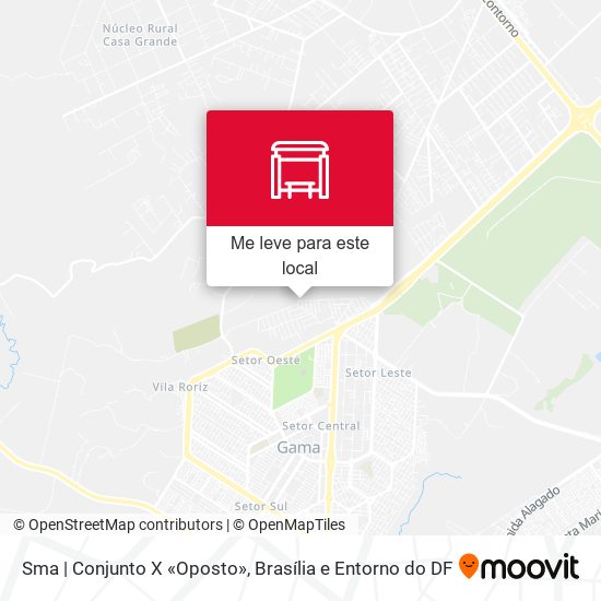 Sma | Conjunto X «Oposto» mapa