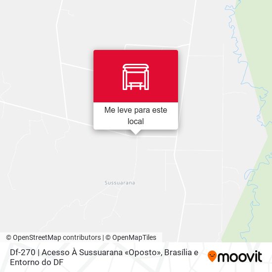 Df-270 | Acesso À Sussuarana «Oposto» mapa
