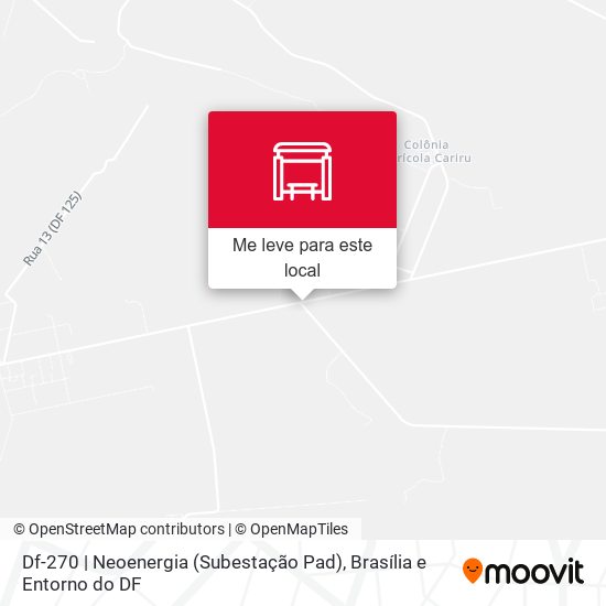 Df-270 | Neoenergia (Subestação Pad) mapa