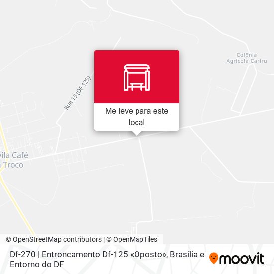 Df-270 | Entroncamento Df-125 «Oposto» mapa
