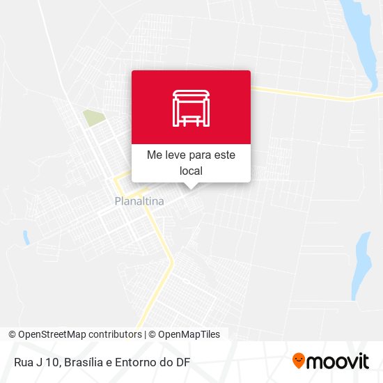 Rua J 10 mapa