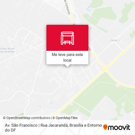 Av. São Francisco | Rua Jacarandá mapa