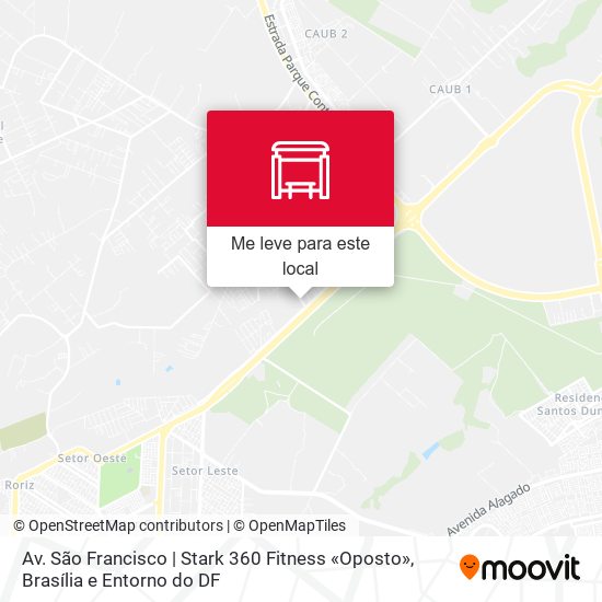 Av. São Francisco | Stark 360 Fitness «Oposto» mapa