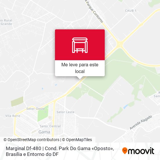 Marginal Df-480 | Cond. Park Do Gama «Oposto» mapa