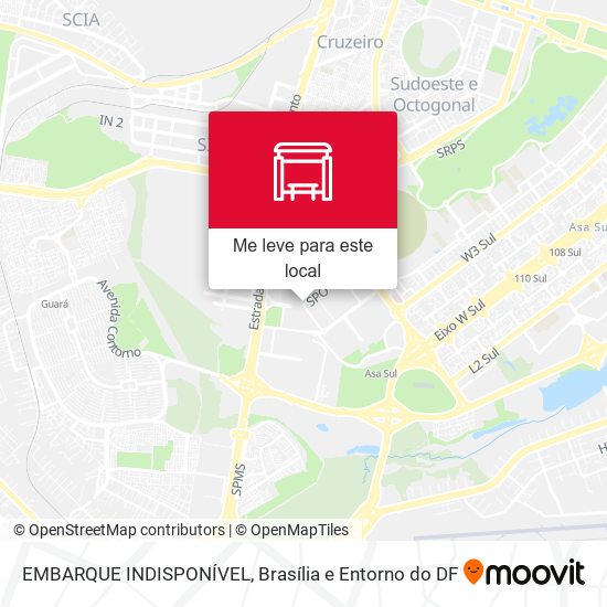 EMBARQUE INDISPONÍVEL mapa