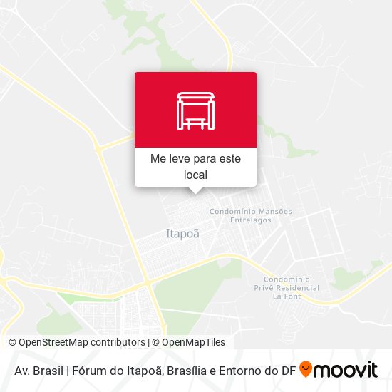 Av. Brasil | Fórum do Itapoã mapa
