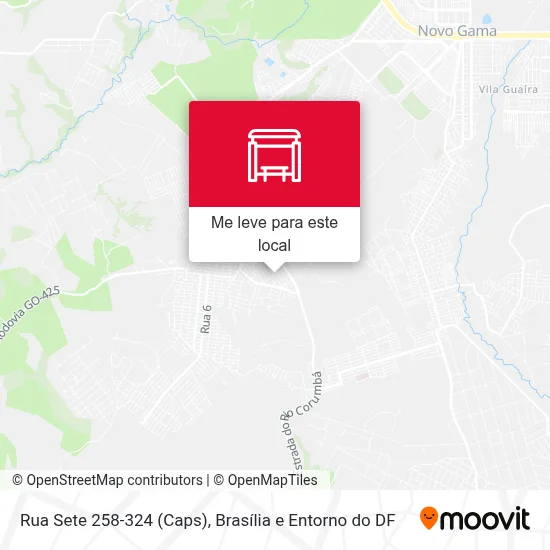 Rua Sete 258-324 (Caps) mapa