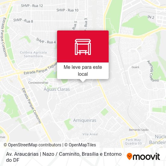 Av. Araucárias | Nazo / Caminito mapa