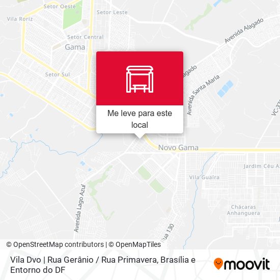 Vila Dvo | Rua Gerânio / Rua Primavera mapa