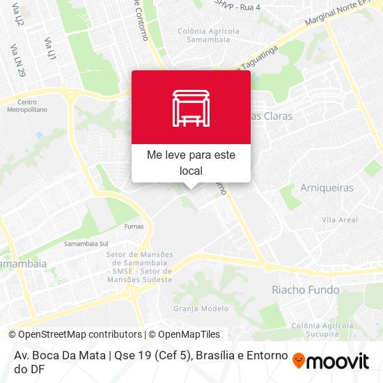 Av. Boca Da Mata | Qse 19 (Cef 5) mapa