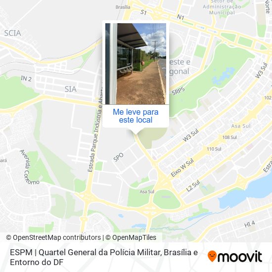 Setor Policial | Quartel General Da Pmdf mapa