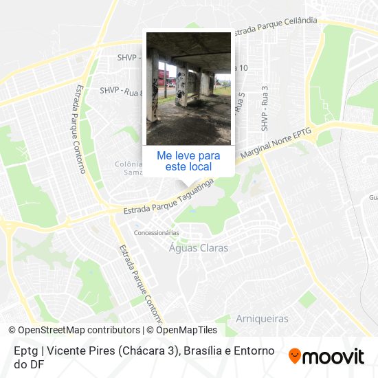 Eptg | Vicente Pires (Chácara 3) mapa