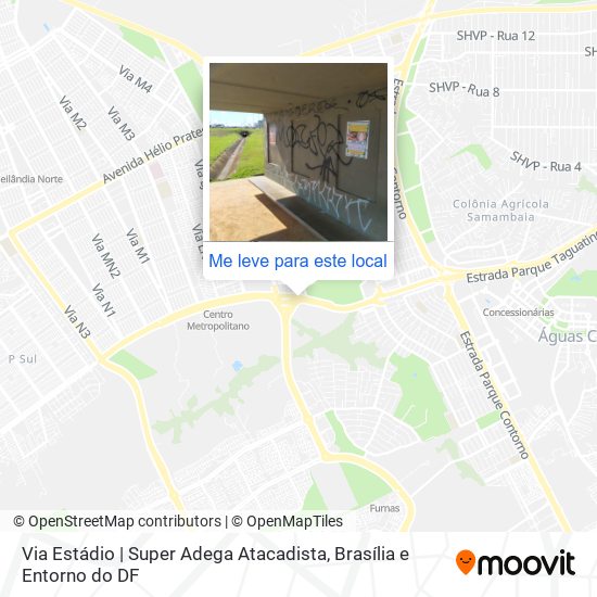 Via Estádio | Qnl 2 (Super Adega) mapa