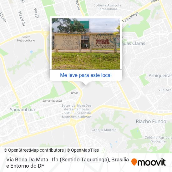 Via Boca Da Mata | Ifb (Sentido Taguatinga) mapa