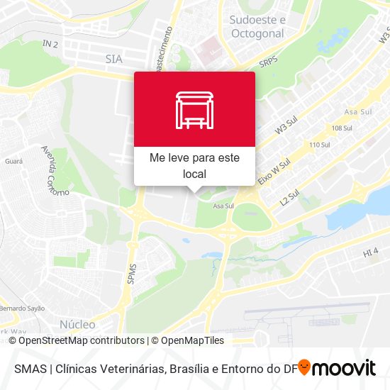 SMAS | Clínicas Veterinárias mapa