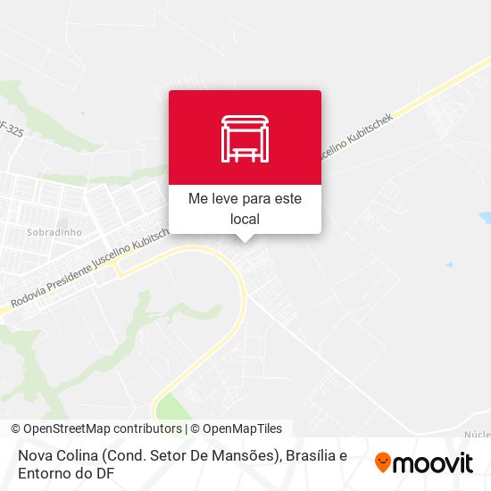 Nova Colina (Cond. Setor De Mansões) mapa
