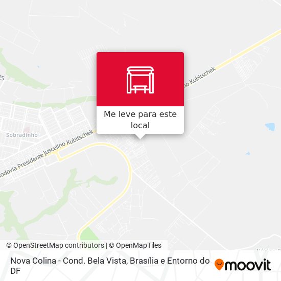 Nova Colina - Cond. Bela Vista mapa