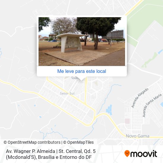 Av. Wagner P. Almeida | St. Central, Qd. 5 (Mcdonald'S) mapa