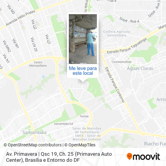 Av. Primavera | Qsc 19, Ch. 25 (Primavera Auto Center) mapa