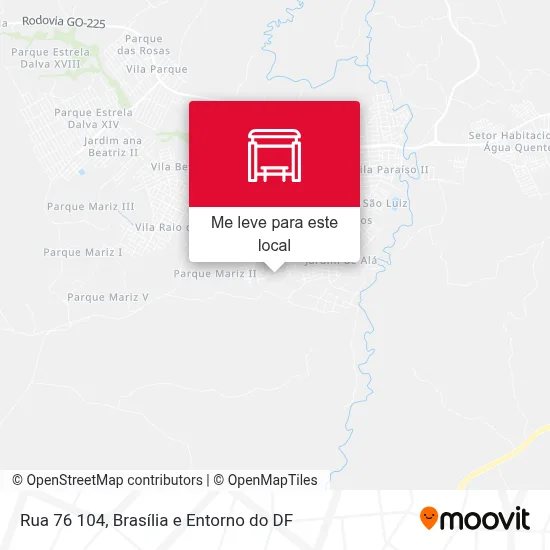 Rua 76 104 mapa
