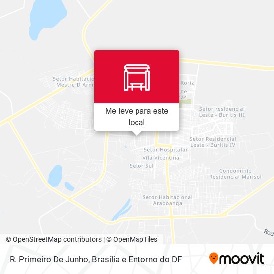 R. Primeiro De Junho mapa