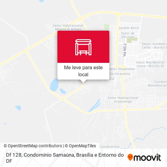 Df 128, Condomínio Samaúna mapa