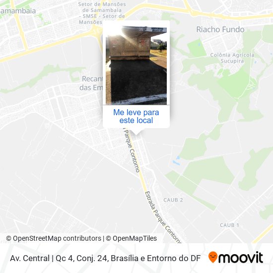 Av. Central | Qc 4, Conj. 24 mapa