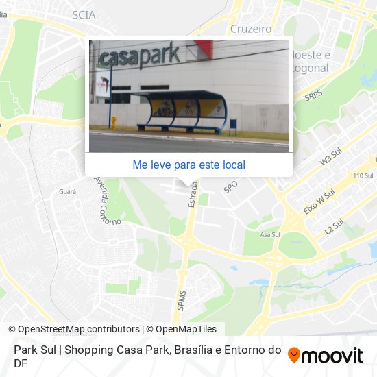 Park Sul | Shopping Casa Park mapa