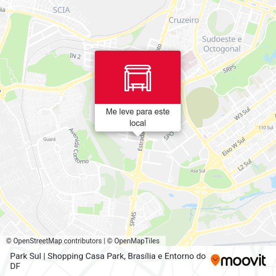 Park Sul | Shopping Casa Park mapa
