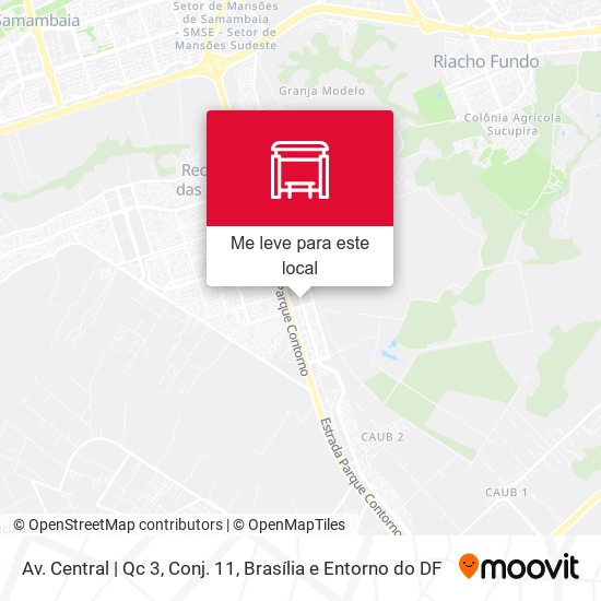 Av. Central | Qc 3, Conj. 11 mapa