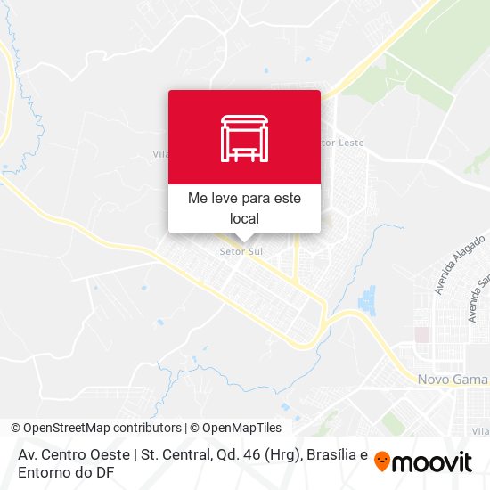 Av. Centro Oeste | St. Central, Qd. 46 (Hrg) mapa