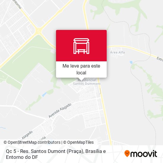 Qc 5 - Res. Santos Dumont (Praça) mapa