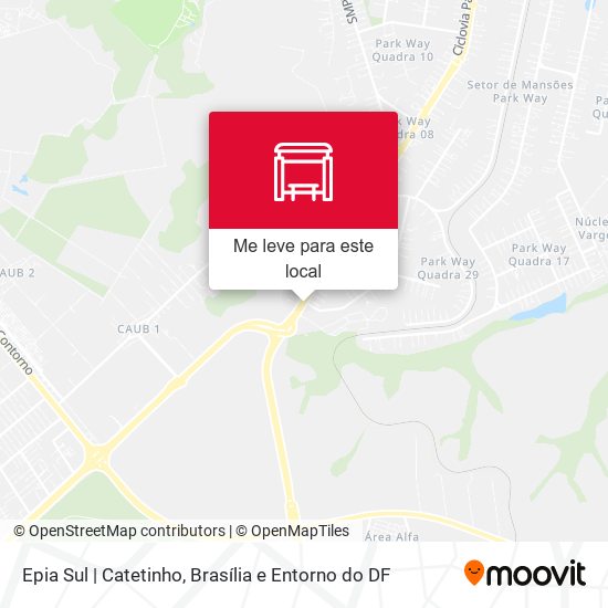 Epia Sul | Catetinho mapa