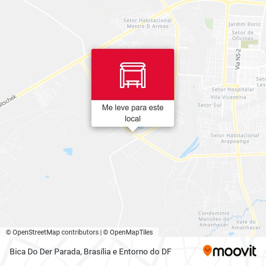 Bica Do Der Parada mapa