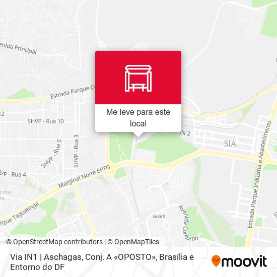 Via IN1 | Aschagas, Conj. A «OPOSTO» mapa