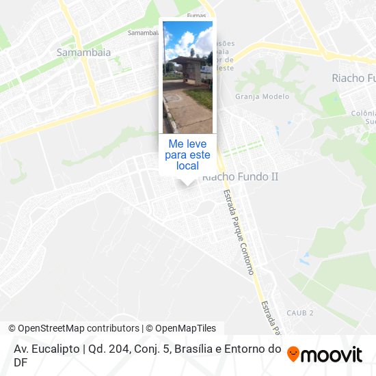 Av. Eucalipto | Qd. 204, Conj. 5 mapa