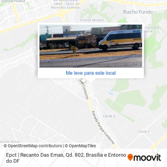 Epct | Recanto Das Emas, Qd. 802 mapa