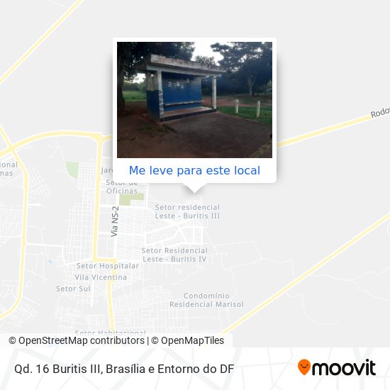 Qd. 16 Buritis III mapa