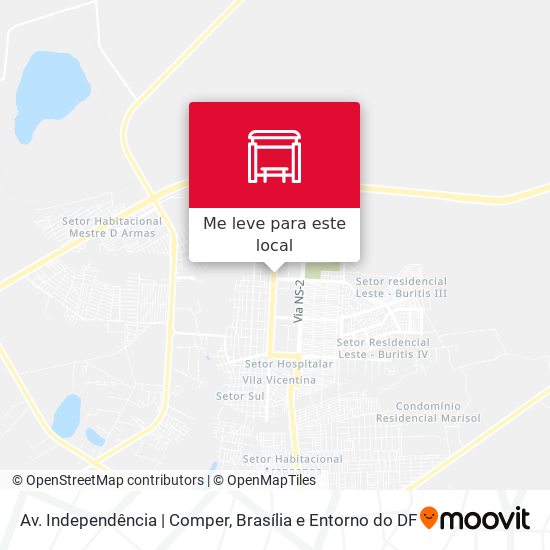 Av. Independência | Comper mapa