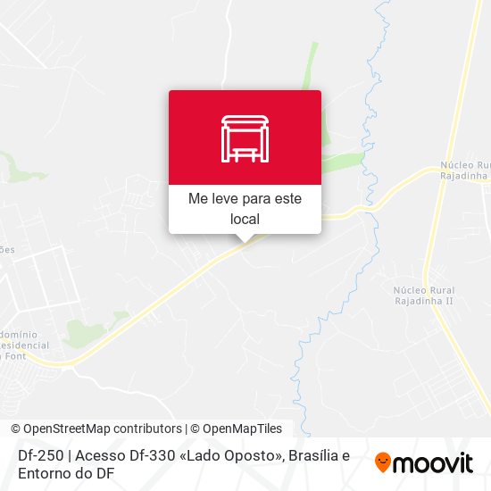 Df-250 | Acesso Df-330 «Lado Oposto» mapa