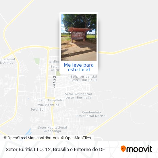 Setor Buritis III Q. 12 mapa