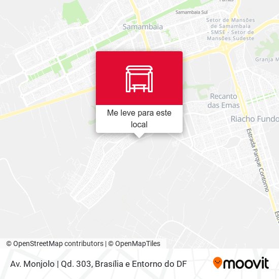 Av. Monjolo | Qd. 303 mapa