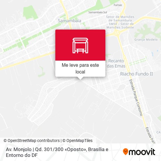 Av. Monjolo | Qd. 301 / 300 «Oposto» mapa