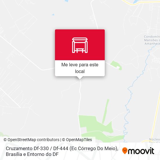 Cruzamento Df-330 / Df-444 (Ec Córrego Do Meio) mapa