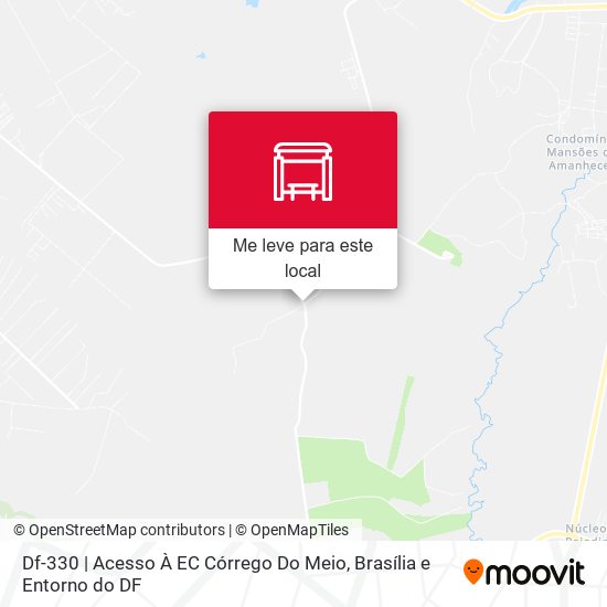 Df-330 | Acesso À EC Córrego Do Meio mapa