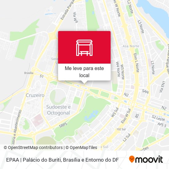 EPAA | Palácio do Buriti mapa