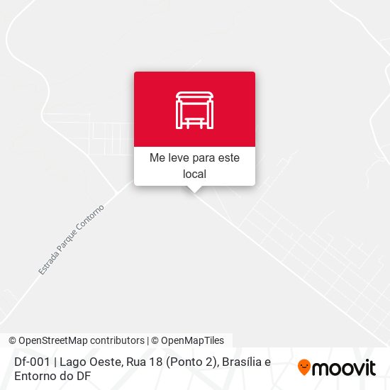 Df-001 | Lago Oeste, Rua 18 (Ponto 2) mapa